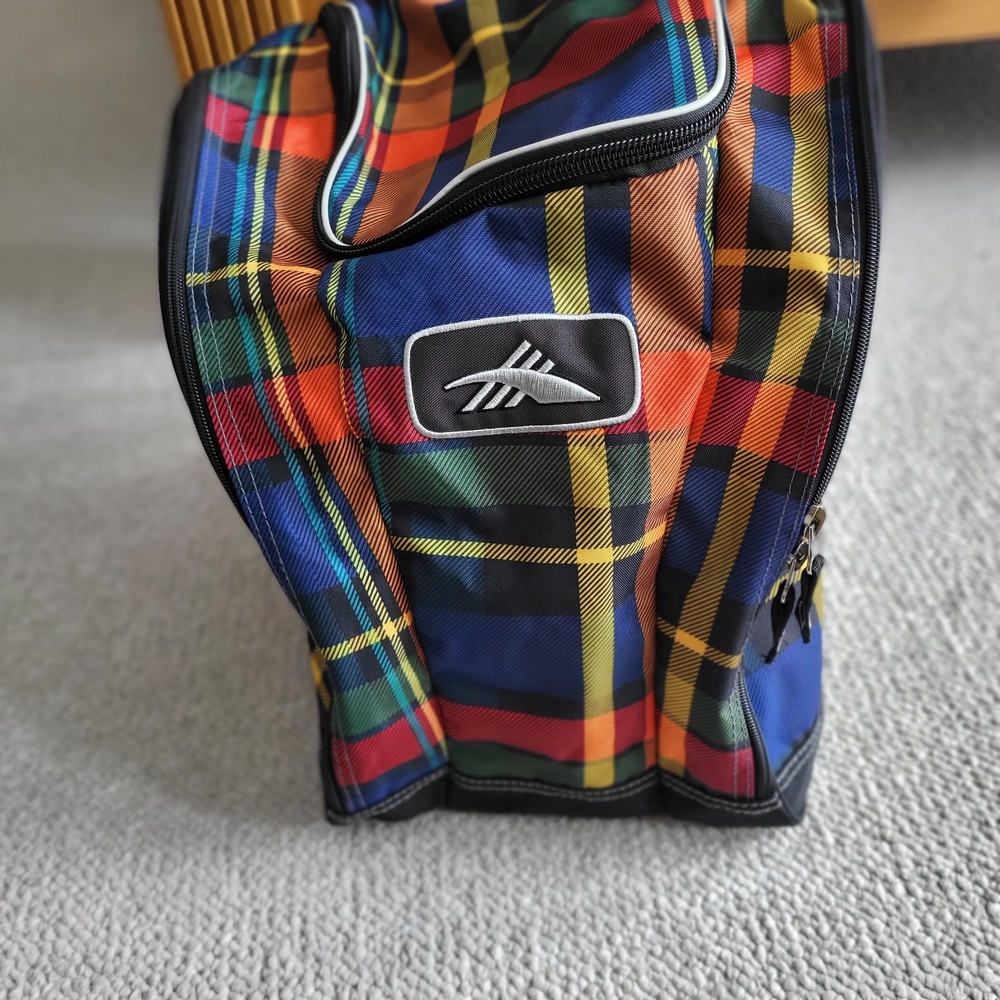 High Sierra Multicolor Plaid Backpack